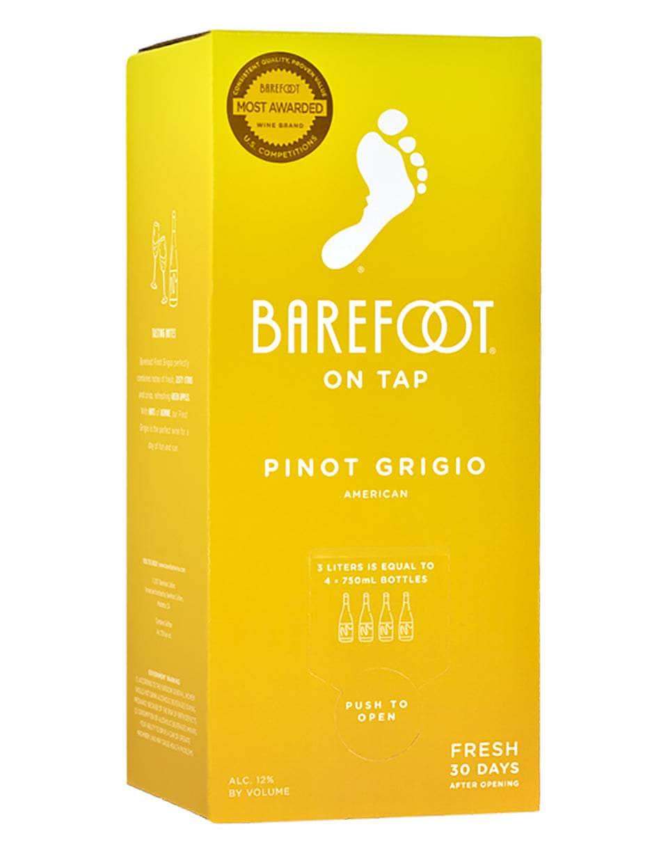 Barefoot On Tap Pinot Grigio 3 Liter