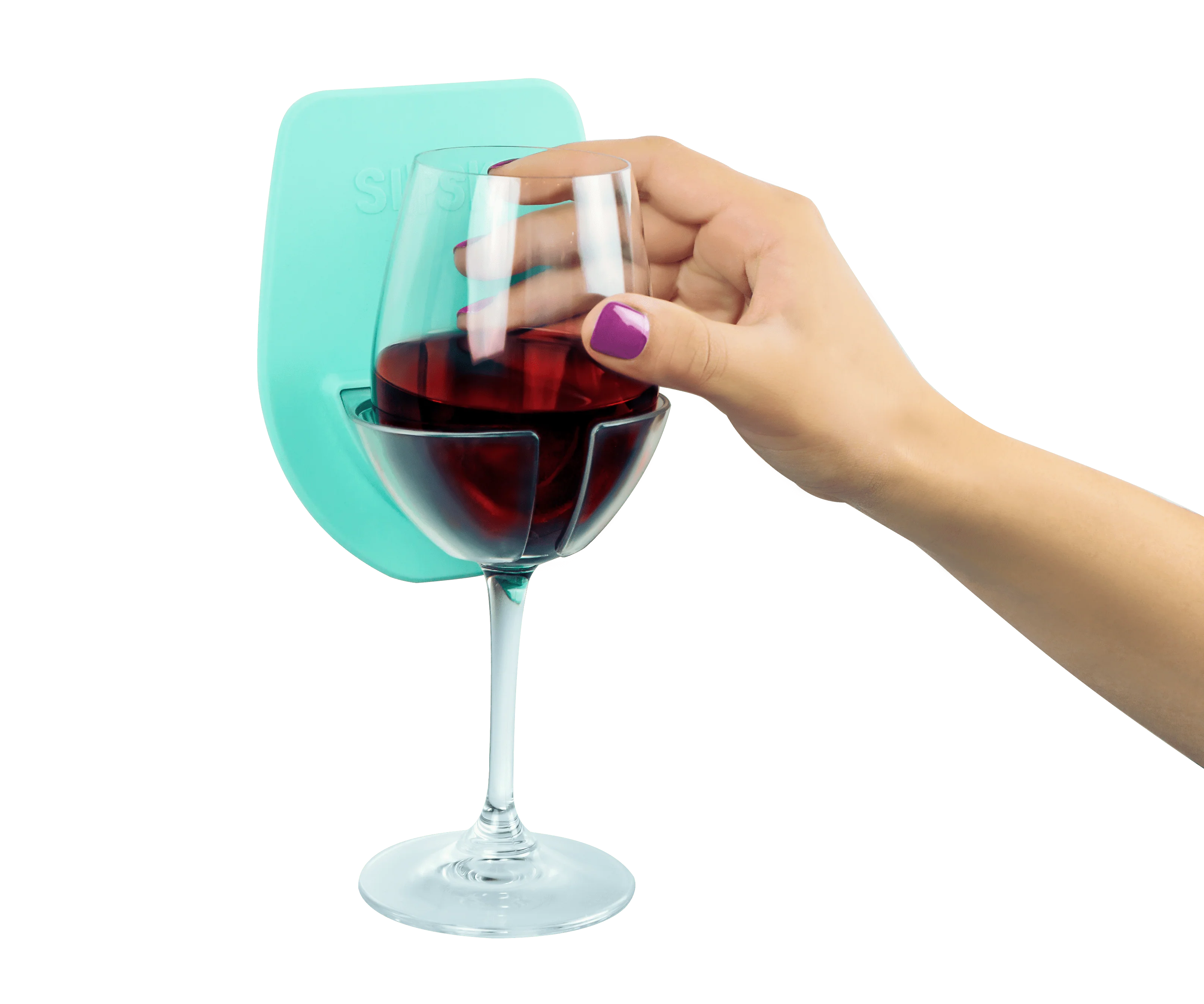 Sipski Shower Wine Holder - Sea foam